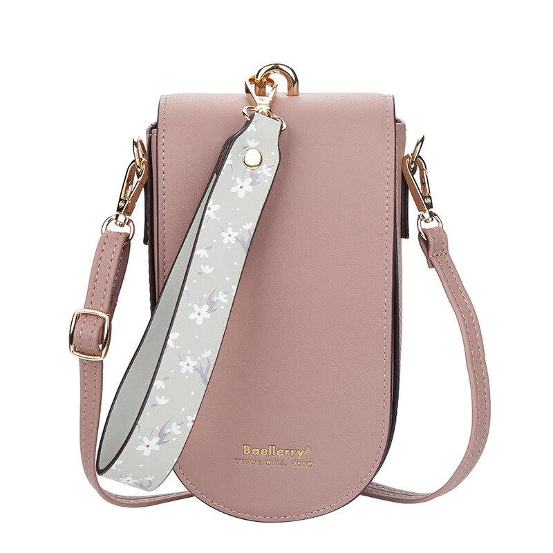 Bolso cruzado pequeño de piel sintética para mujer, bandolera de hombro para chica, color amarillo,: Morado
