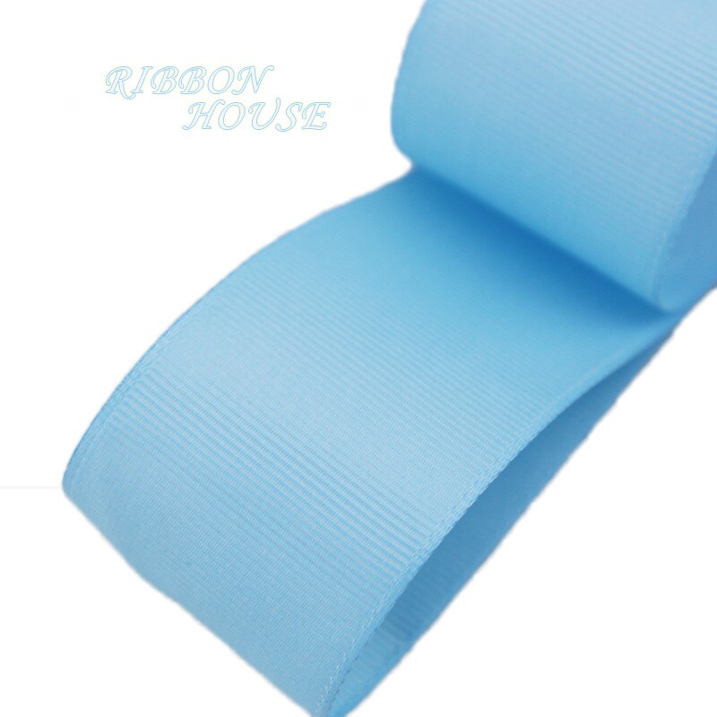 (10 meters/lot) 40mm Sky Blue Grosgrain Ribbon wrap Christmas decoration ribbons: Default Title