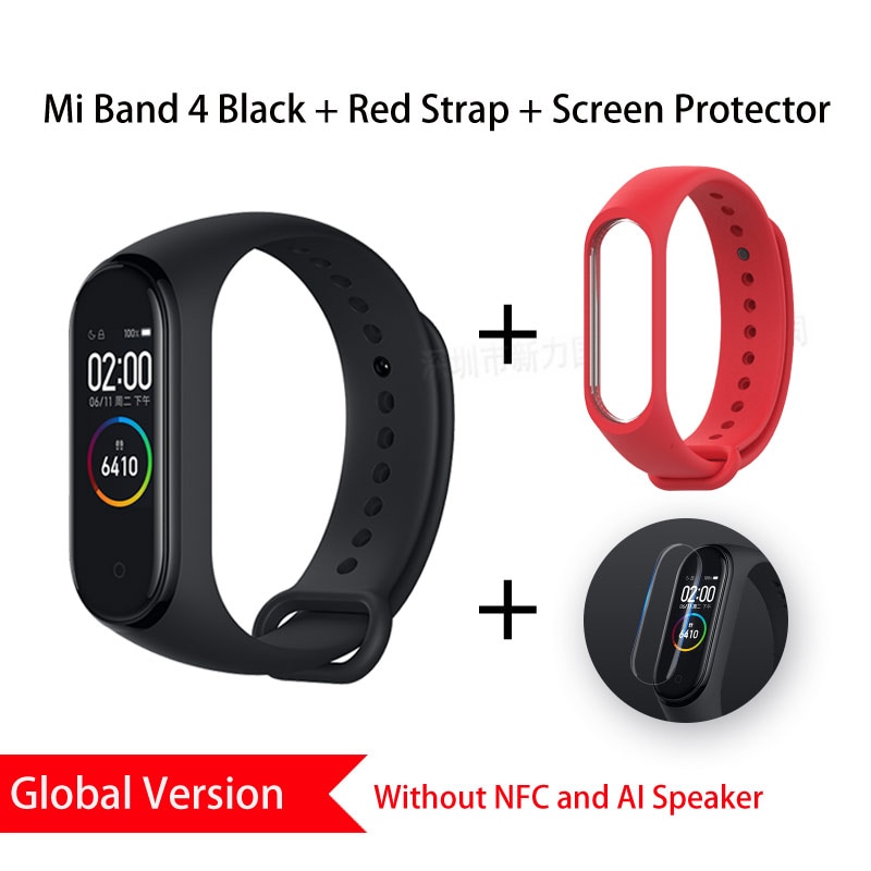 Xiaomi Miband Xiaomi Mi Band 4 Smart Wristbands Miband 4 Bracelet Heart Rate Fitness 135mAh Color Bluetooth 5.0