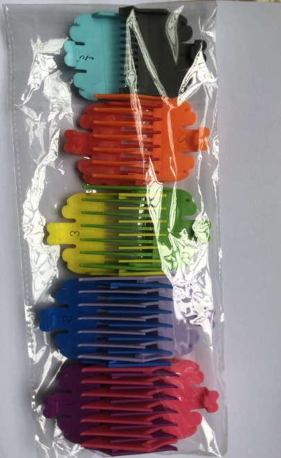 Herre hårklipper grense kam guide trimmer vakt vedlegg 3-25mm salon pro universal frisørverktøy расческа для волос: Grønn