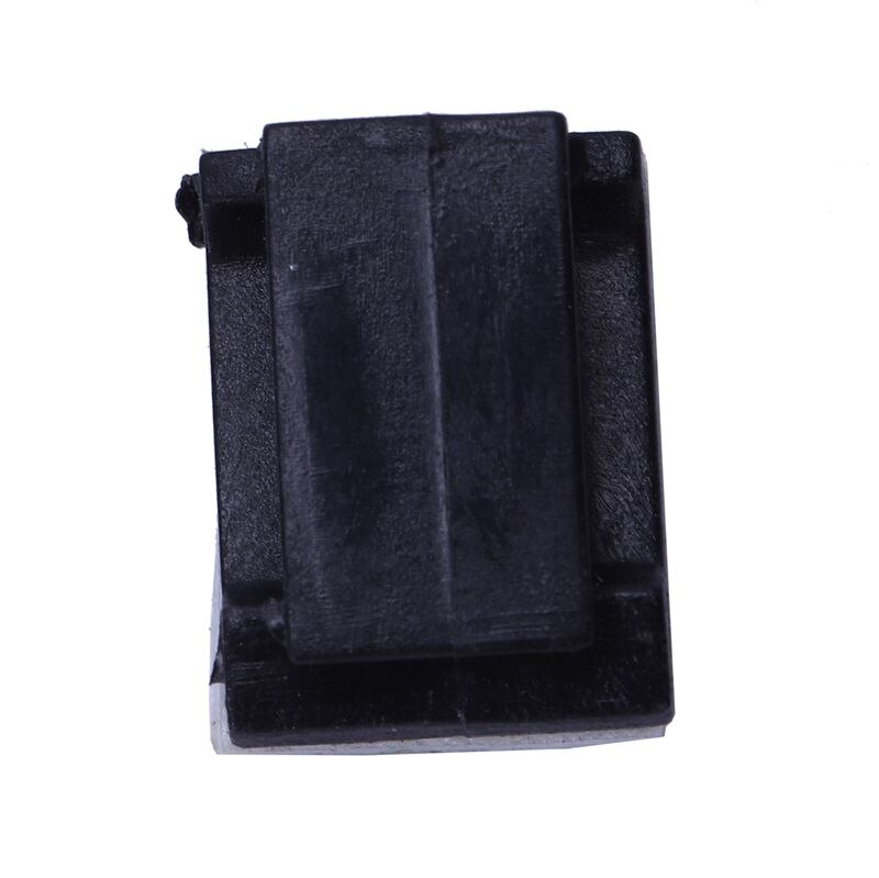 Abrazadera de montaje de Cable rectangular, autoadhesiva, negra, 100 Uds.