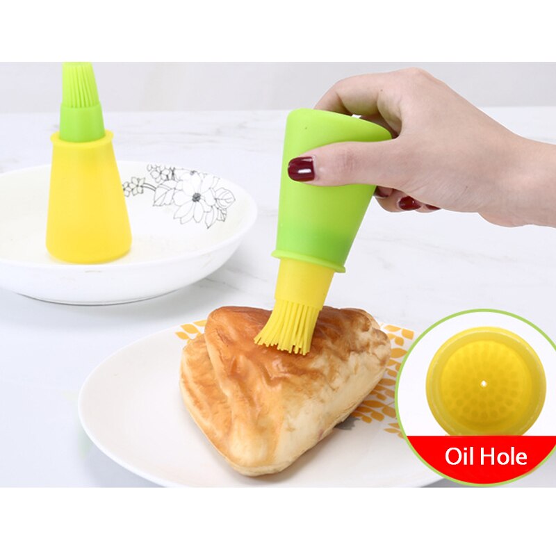 BBQ Silicone Oil Brush Baking Utensil Liquid Oil Brushes Pen Cake Butter Bread Pastry Brush Safety Basting Tools Cooking Kitchen