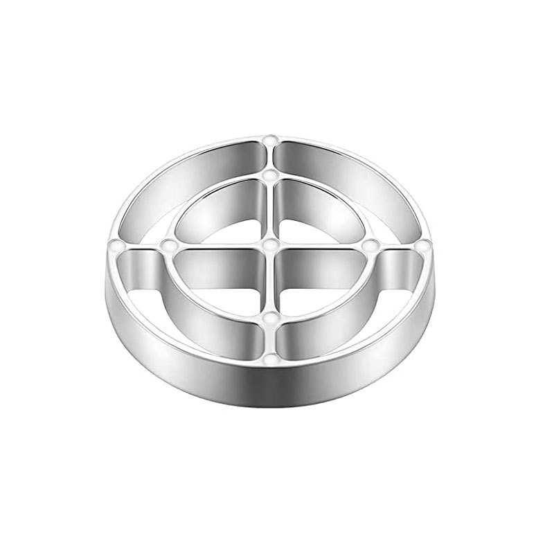 Aluminum Rosette Maker Molds Bunuelos Mold With Handle Pastry Tools Achappam Cookie Maker Baking Cooking Kitchen Accessories: WHITE