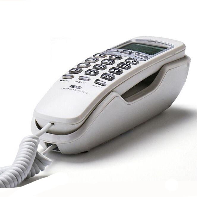 Retro Muur Gemonteerd Vaste Telefoon Vaste Telefoon Vaste Antieke Voor Home Hotel Office Kleine Uitbreiding Caller Id Ophangen