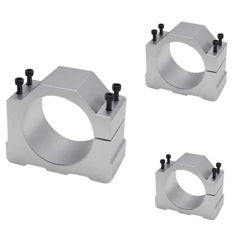 Moteur de fraiseuse CNC à broche avec 4 vis, 1 pièce, support de montage de pince de broche,