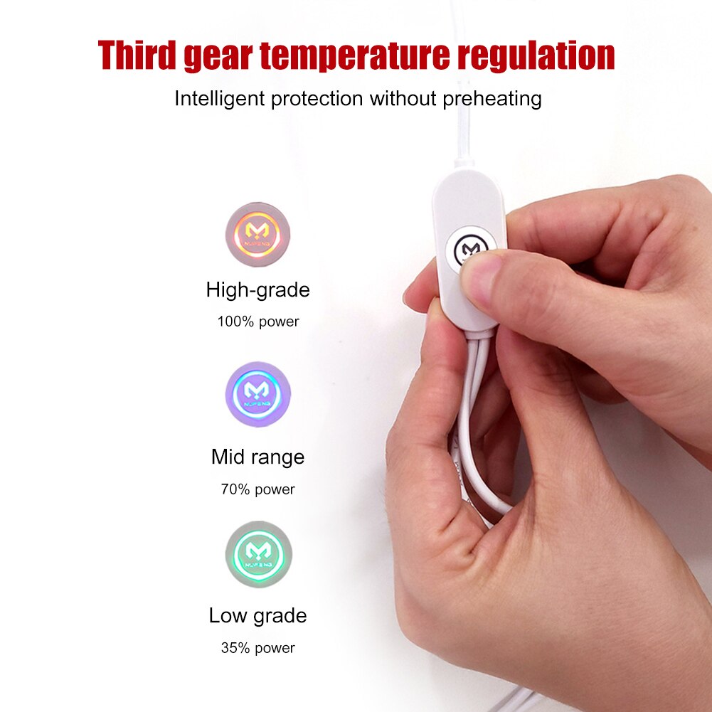 Winter Electric Heated Gloves USB Rechargeable Waterproof Anti-Cold Cycling Sports Touch Screen Hand Warmer Thermal Gloves