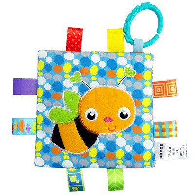Pasgeboren Baby Hand Grijpen Bijtringen Handdoeken Leuke Dieren Baby Sussen Handdoek Speelgoed 12 Shape Kids Baby Schoonmaken Bijten Zakdoek: Light Grey