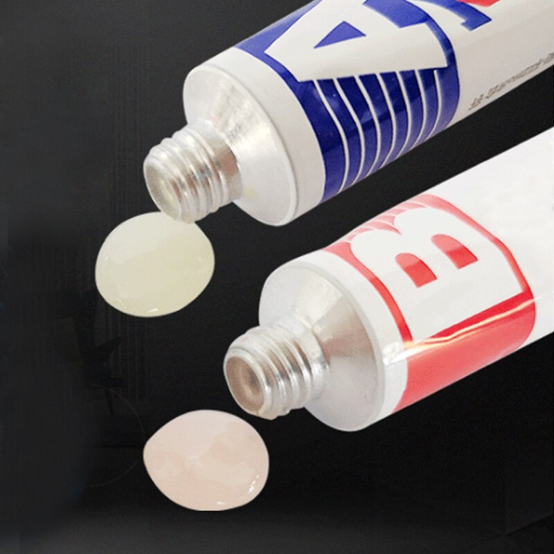 Industrial Heat Resistance Cold Weld Metal Repair Paste Metal Paste Cream 2pcs Glue Set Universal K9Store