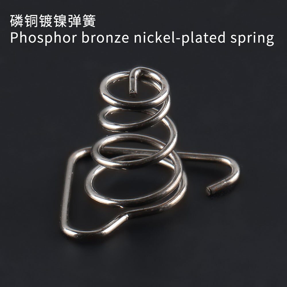 Phosphor bronze nickel-plated spring with triangular buckle on the bottom,suitable for M21C-U,M3,M3-C