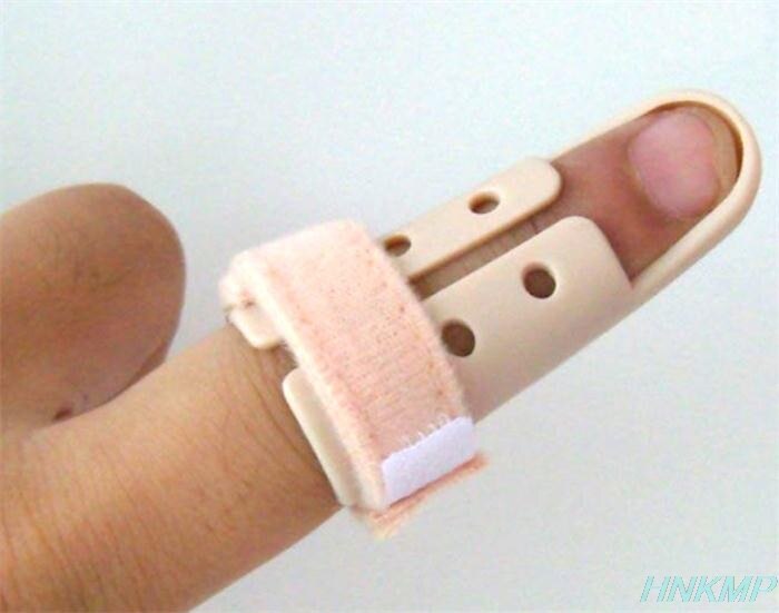 1Pc Plastic Hand Vinger Spalken Brace Mallet Spalk Voor Gebroken Vinger Gezamenlijke Breuk Pijn Bescherming Verstelbare Haak