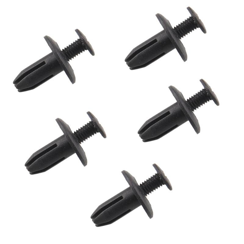 120 X 6Mm Car Plastic Rivets Hole Dia Fastener Bumper Push Pin Clips