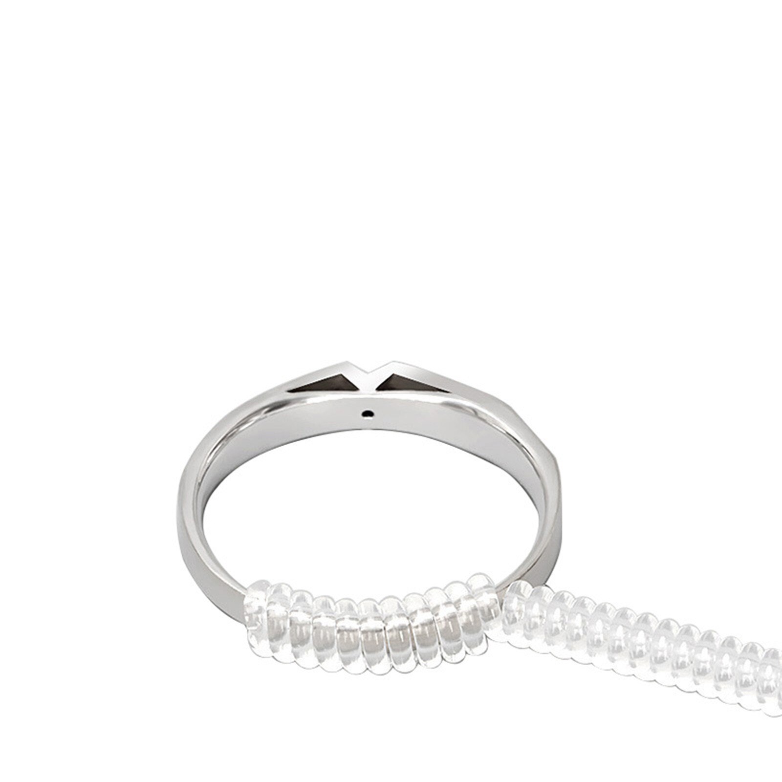 4pcs/lot Invisible Transparent Spiral Based Ring Sizer Adjuster Guard Insert Tightener Reducer Resizing For Jewelry Tools #50g