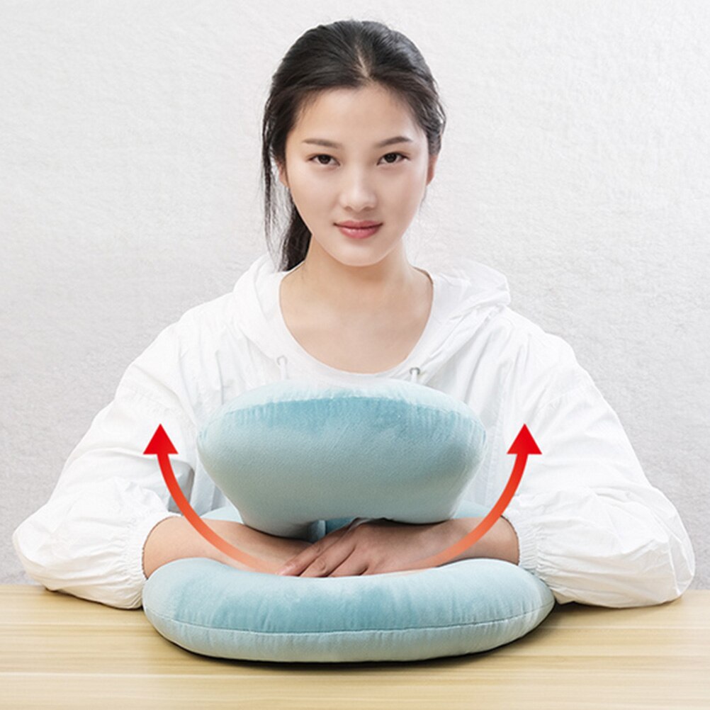 Octopus Hollow Napping Pillow Office Sleepy Pillow Travel Pillow Neck Protection Pillow Back Support Rest Memory Cotton Pillow