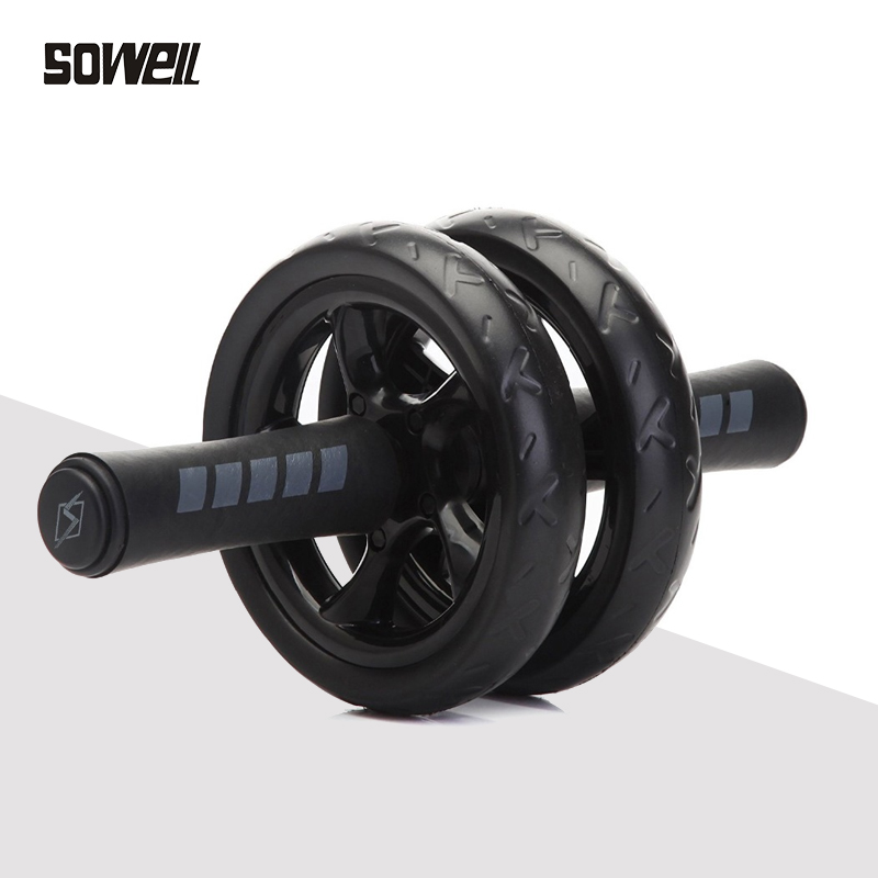 Spier Dubbele wielen Fit Wielen Geen Lawaai Abdominale Wiel Ab Roller Met Mat Voor Oefening Fitness Apparatuur Abdominale roller 1
