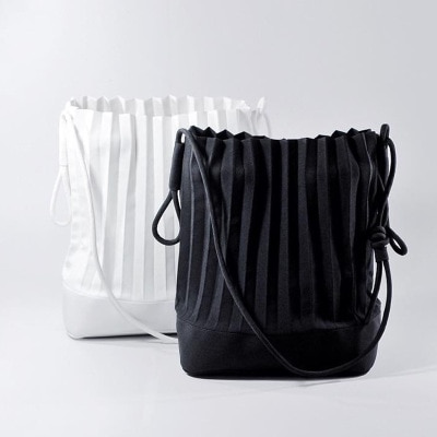 Nouvelle de grande capacité seau fourre-tout thaïlande plissé simple voyage grand sac shopping sacs à main été