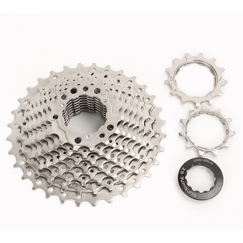 SUNSHINE-Cassette de 10 velocidades para bicicleta de carretera, piñón libre Compatible con piezas 5600 5700, 11-25T/28T/30T/32T, 10V