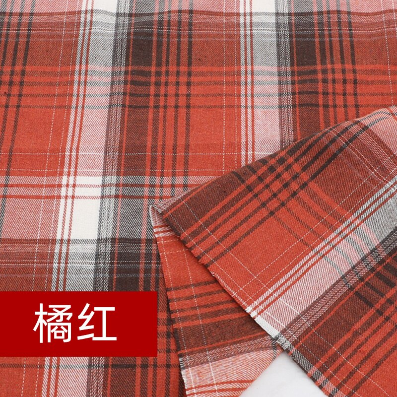 145cm*50cm Grinding Wool Plaid Shirt Fabric JK Clothing Skirt Jacket Pants Household Cloth Fabric DIY Apparel Sewing &amp; Fabric: 013
