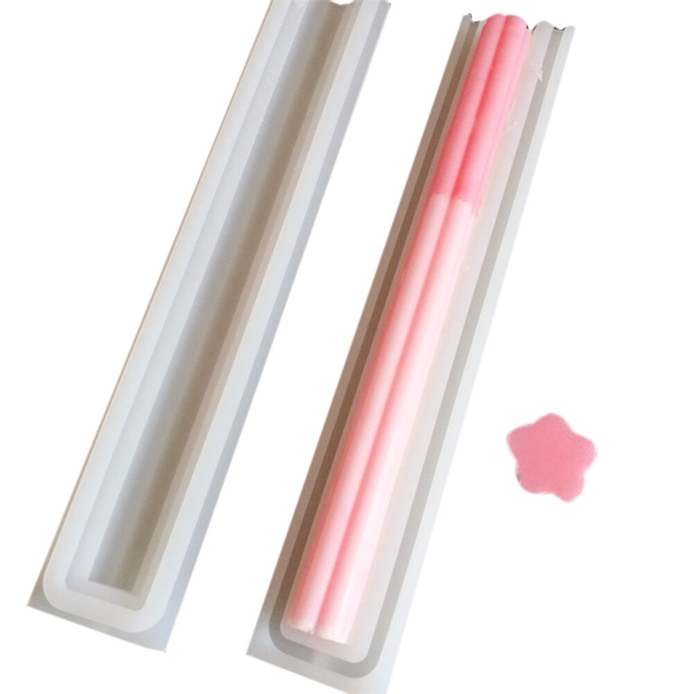 Random Color DIY Handmade Silicone Soap Molds Various Shapes Tube Shape Heat-resistant Baking Mold Kitchen Home Soap Making: Plum Blossom