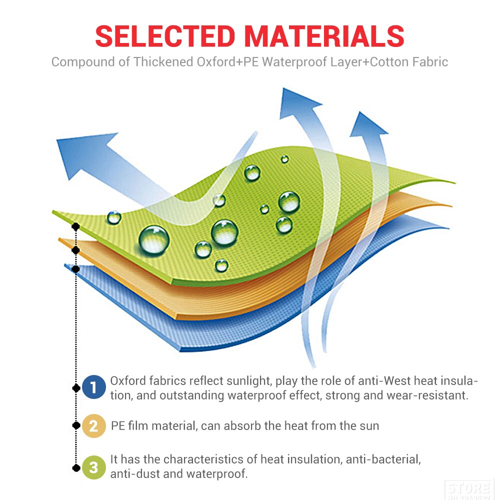 Waterproof Motorcycle Bicycle Cover Outdoor UV Guardian MTB Bike Protective Cloth Dustproof Bicycle Covers Black M/L/XL/XXL/XXXL