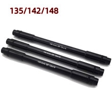 1 * MTB bici da bicicletta 135/142/148mm lunghezza opzionale da 12mm diametro perno passante a 10mm adattatore mozzo ruota a sgancio rapido