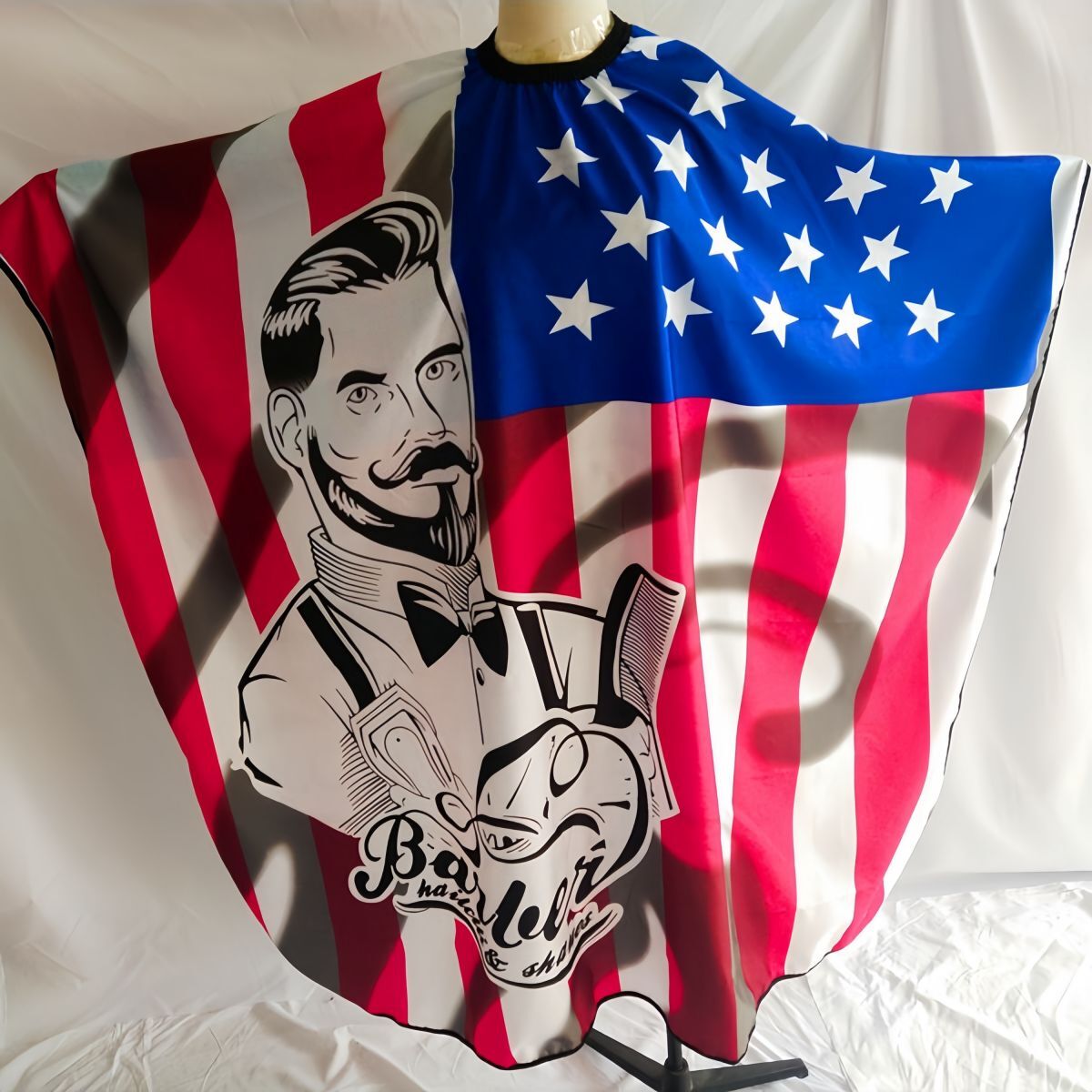 Capa de barbero Retro Para hombres y mujeres, delantal de corte de pelo, accesorios de herramientas para tela de peluquería, 1 piezas