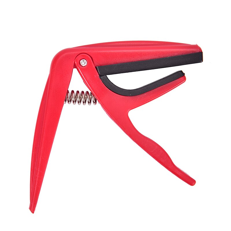Tune Guitar Tuner Clamp Key Trigger Capo for Acoustic Electric Musical Instruments Part Guitar Accessories: Red