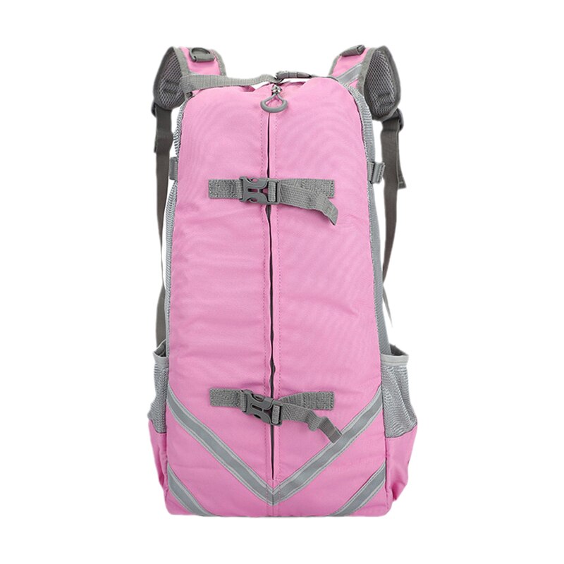 Mochila de viaje para transportar mascotas, bolsa reflectante para cachorros pequeños y medianos, Bulldog francés, Pug, suministros para mascotas: Pink / L-suit 9-14kg