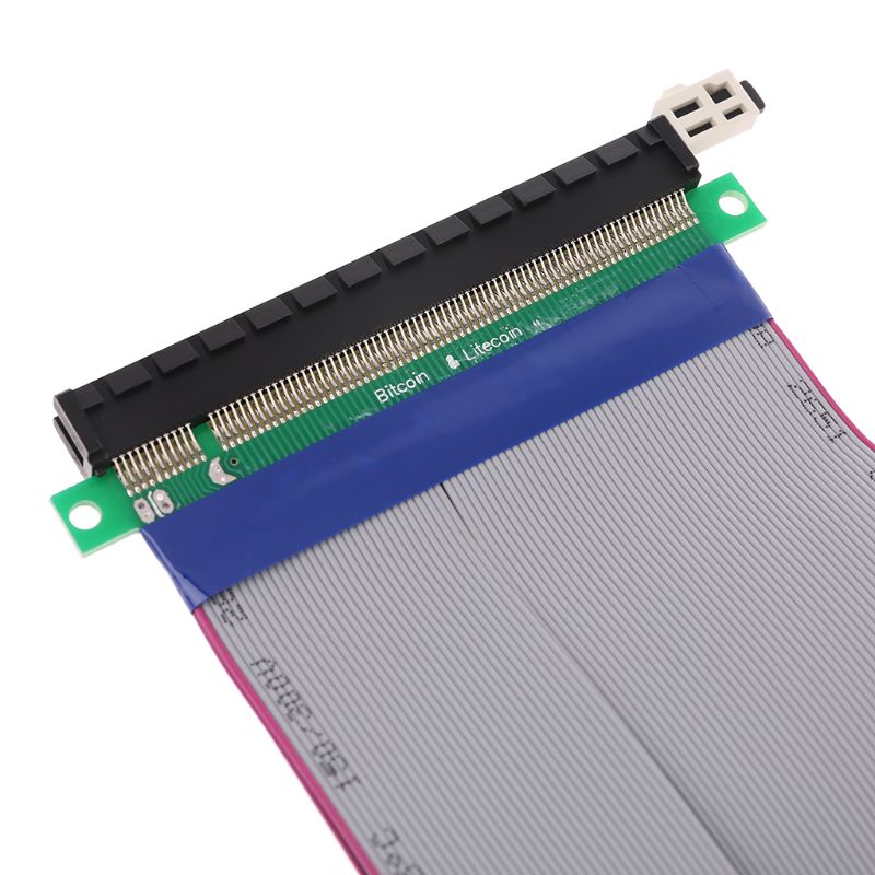 PRODUCTS PCI-E 16X to 16X Riser Extender Card Adapter PCIe 16X PCI Express Flexible Cable Z09
