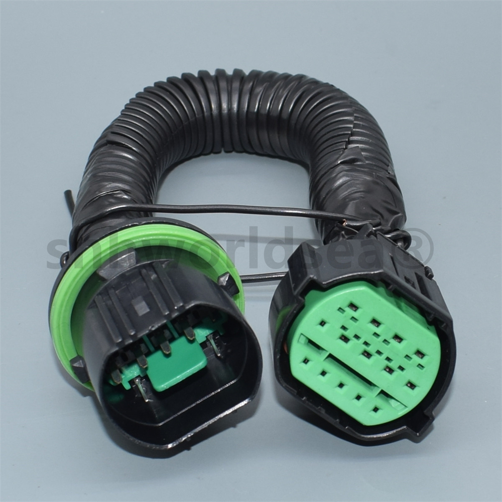 Shhworldsea 14 Stift GL301-14021 Auto Scheinwerfer Stecker Adapter Auto Lampe Licht Stecker Verlängerung Kabelbaum Für KIA K2 K3 K5