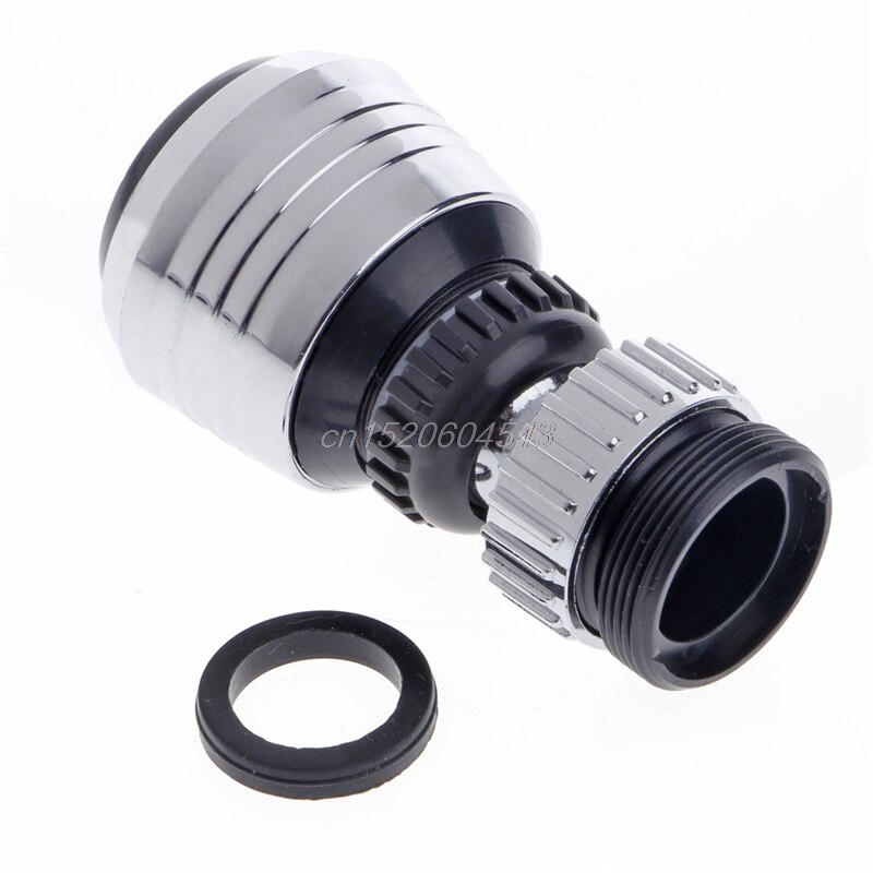 360 Degree Water Bubbler Swivel Head Saving Tap Faucet Aerator Connector Diffuser Nozzle Filter Mesh Adapter R06