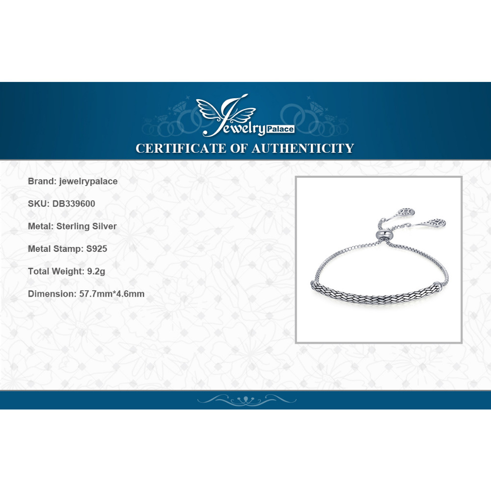 JewelryPalace Schwarz Emaille Serpentin 925 Sterling Silber Glücklicher Wolke Gravierte Schlange Kasten Einstellbar Armreif Armbinde