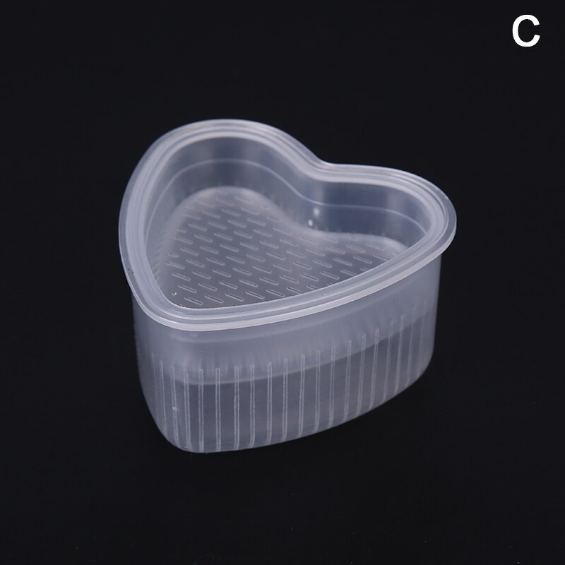 Clear DIY Sushi Mold Practical Kitchen Bento Decorating Sushi Onigiri Mold Food Press Triangular Form Rice Ball Maker Accessorie: C