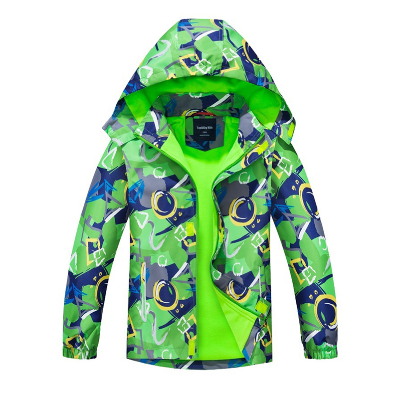 Veste chaude en velours pour grand garçon, imperméable, respirante, à capuche, coupe-vent, cardigan, veste réfléchissante d'extérieur