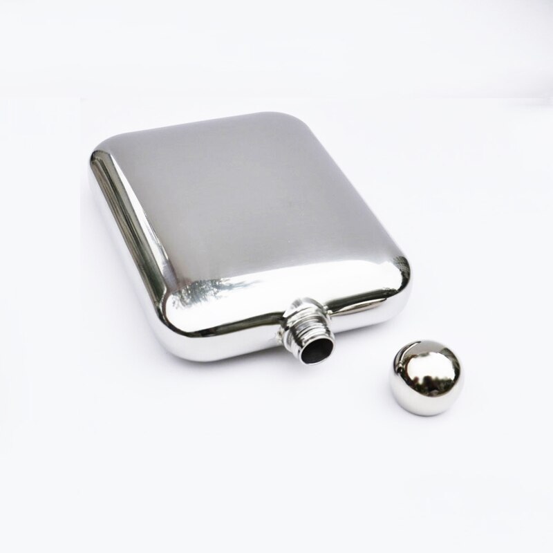 Modern Stainless Steel Small Hip Flask Luxury Portable Titanium Bottle Personality Stainless Bottles Alcohol FF70W