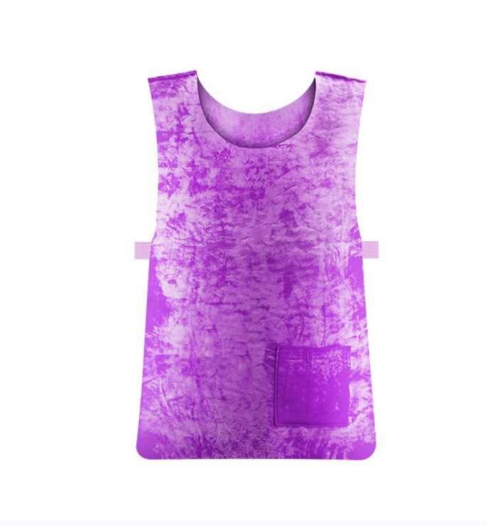 Zomer Koeling Vest warmteafvoer PVA Waterdichte Stof Vest Hoge Temperatuur Beschermende Outdoor Sport Werk Vesten: Paars