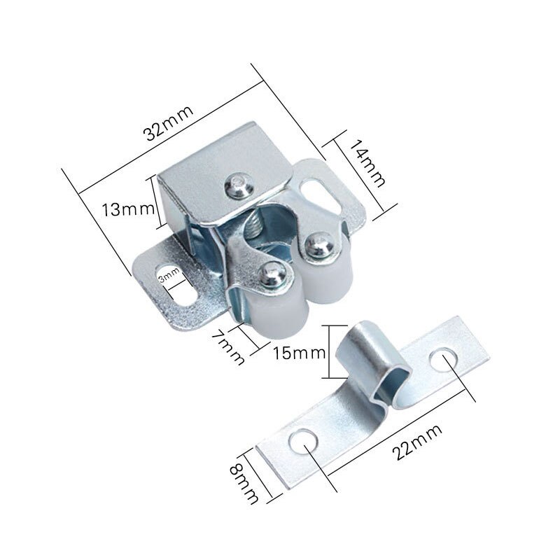 1Pc Deurslot Cast Metalen Haak Klink Home Decoratie Ornament Wc Deuren Haakse Sliding Gate Lock