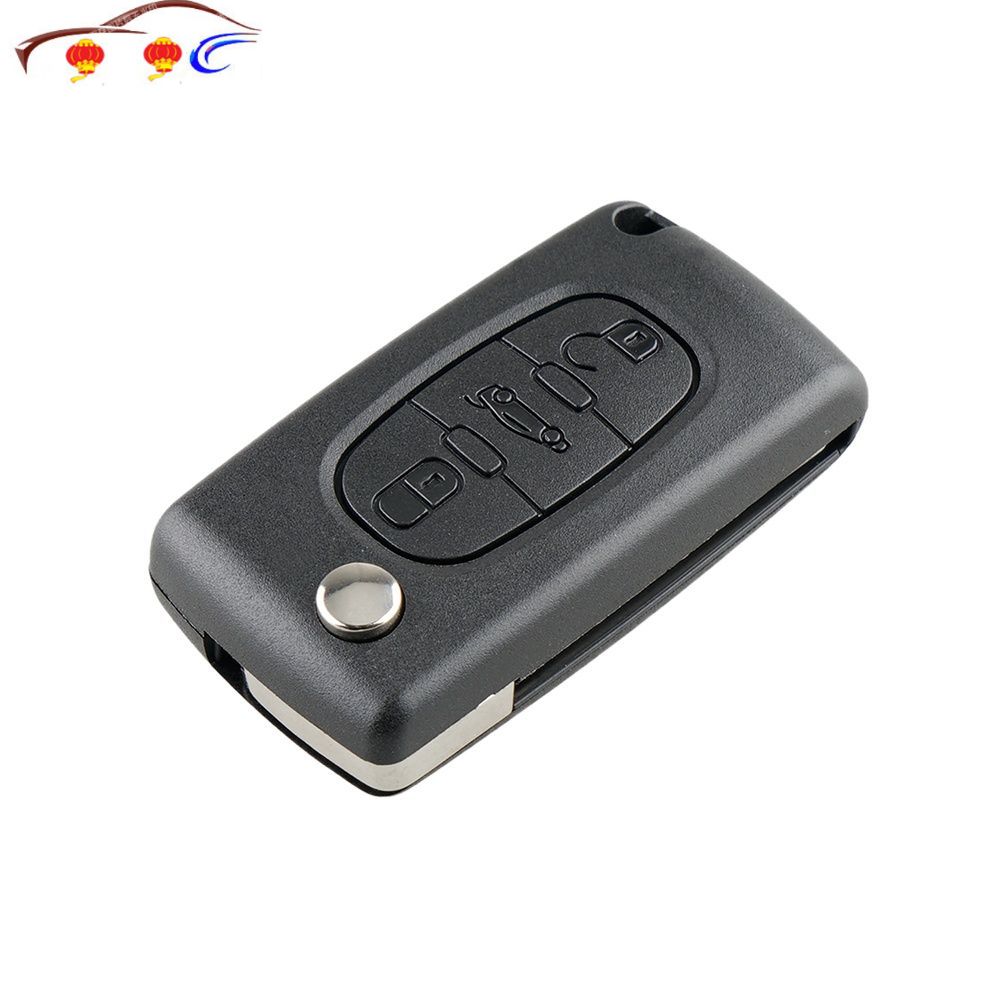 Auto Sleutel Shell Peugeot 407 407 307 308 607 Afstandsbediening Sleutel Case Shell Key Cover 3 Knoppen Key Case CE0523