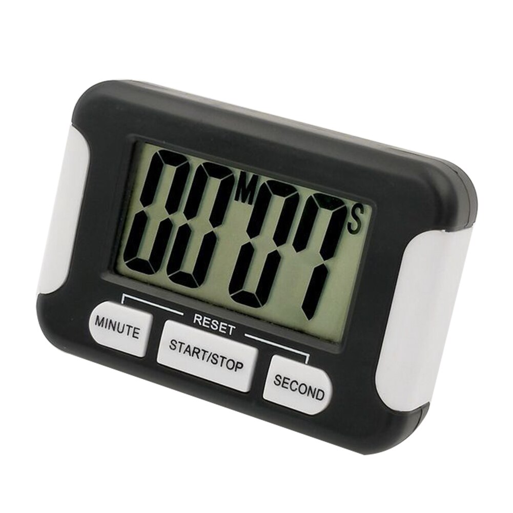 Draagbare Pocket Digitale Wekker Mini Led Klokken Timer Stopwatch Elektronische Tafel Klok Met Snooze Backlight: WHITE
