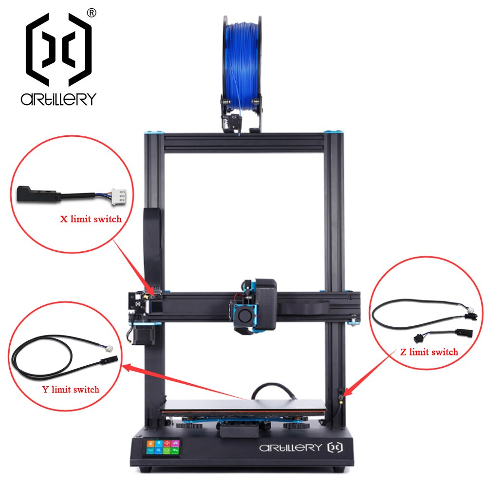 ！Artillery 3D Printer Sidewinder X1 AND Genius XYZ Limit Switch