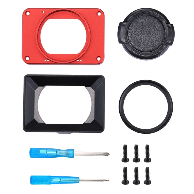 Accessoires Voor Sony RX0/RX0 Ii Aluminium Voorpaneel + 37Mm Uv Filter Lens + Zonnescherm schroeven En Scr Voor Sony D5QC