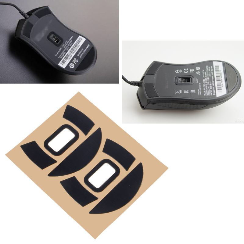 2 Sets/pak Originele Hotline Games Concurrentie Niveau Muis Voeten Mouse Skates Gildes Voor Razer Deathadder Essentiële 2000 Muis