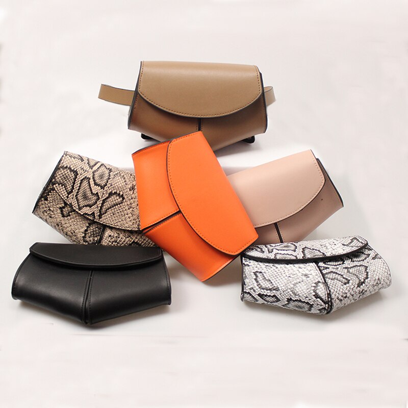 Slangenprint dames web celebrity mini crossbody tas trendy instagram disco tas kleine mobiele telefoon borsttas