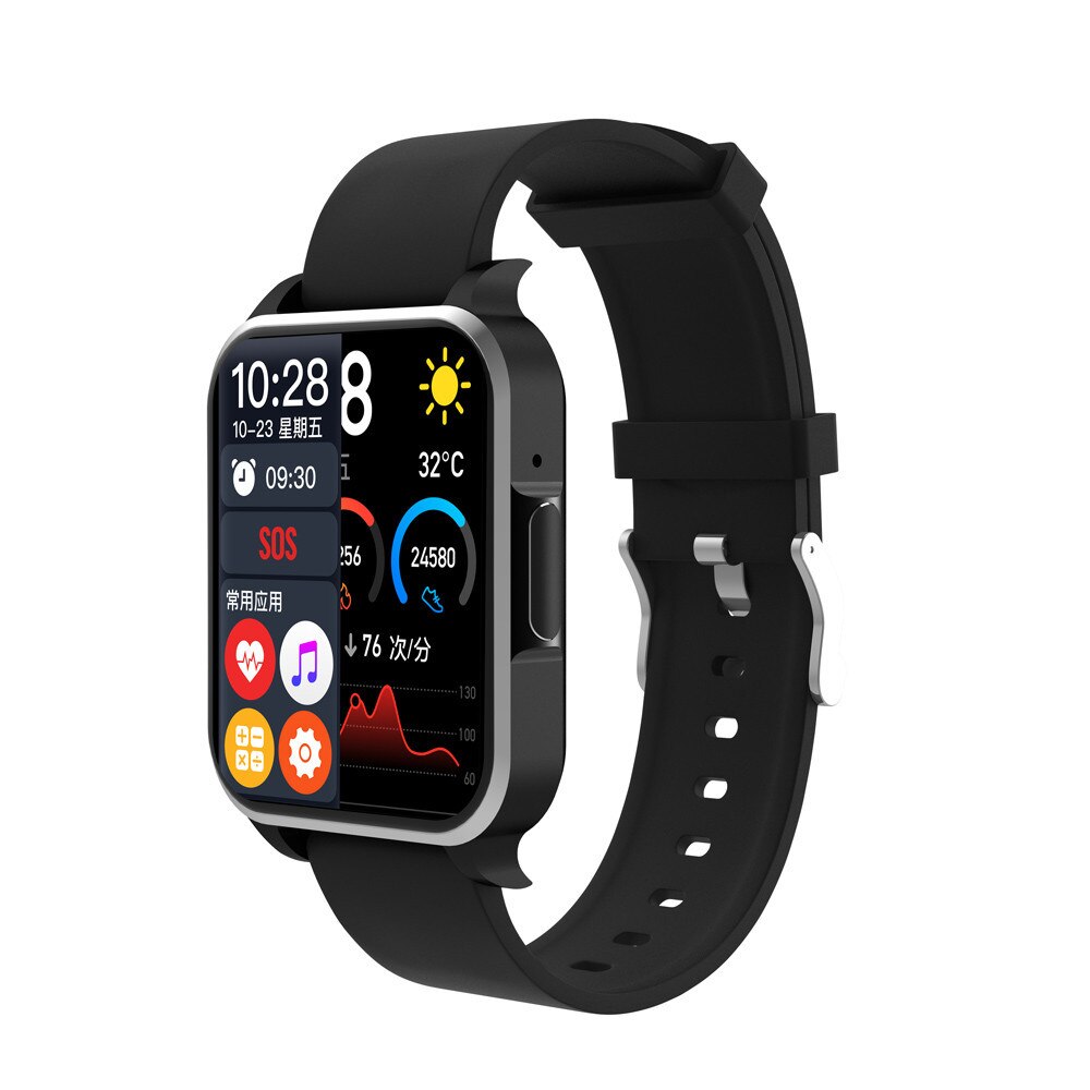 Uhr Männer Frauen Blutdruck Monitor Sport Bluetooth Smartwatch Fitness Tracker Armbinde Clever Uhr Clever Uhr: Schwarz
