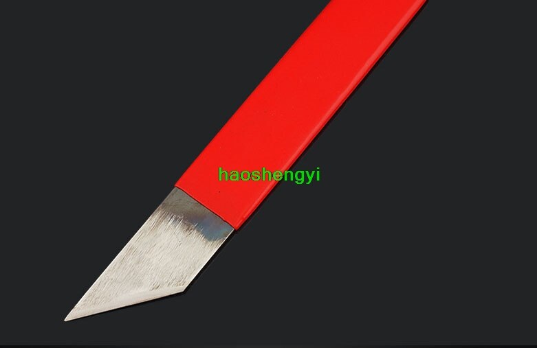 Diagonale schaufel leder messer, leder schneiden messer, leder schneiden hoch-Geschwindigkeit stahl schaufel messer