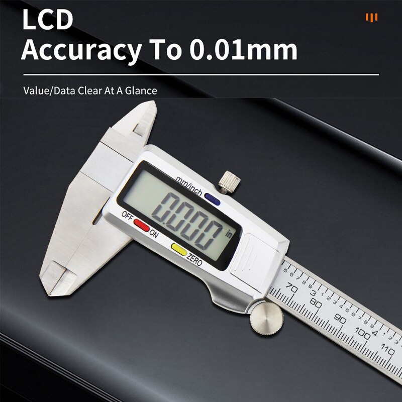 Digital Metal Caliper Electronic Vernier Caliper tool Micrometer Ruler Measuring Tools ABS Plastic Shell 0-150mm Calipers