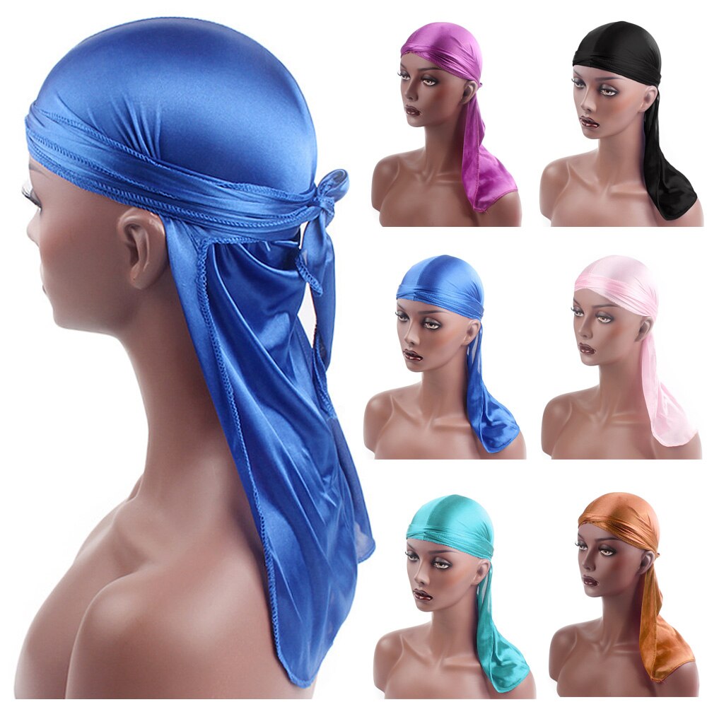 Écharpe de tête contre le Cancer pour hommes et femmes, foulard de ajustable, chimio Pirate, Turban, couverture de perte de cheveux, Bandana pré-attaché, 1 pièce
