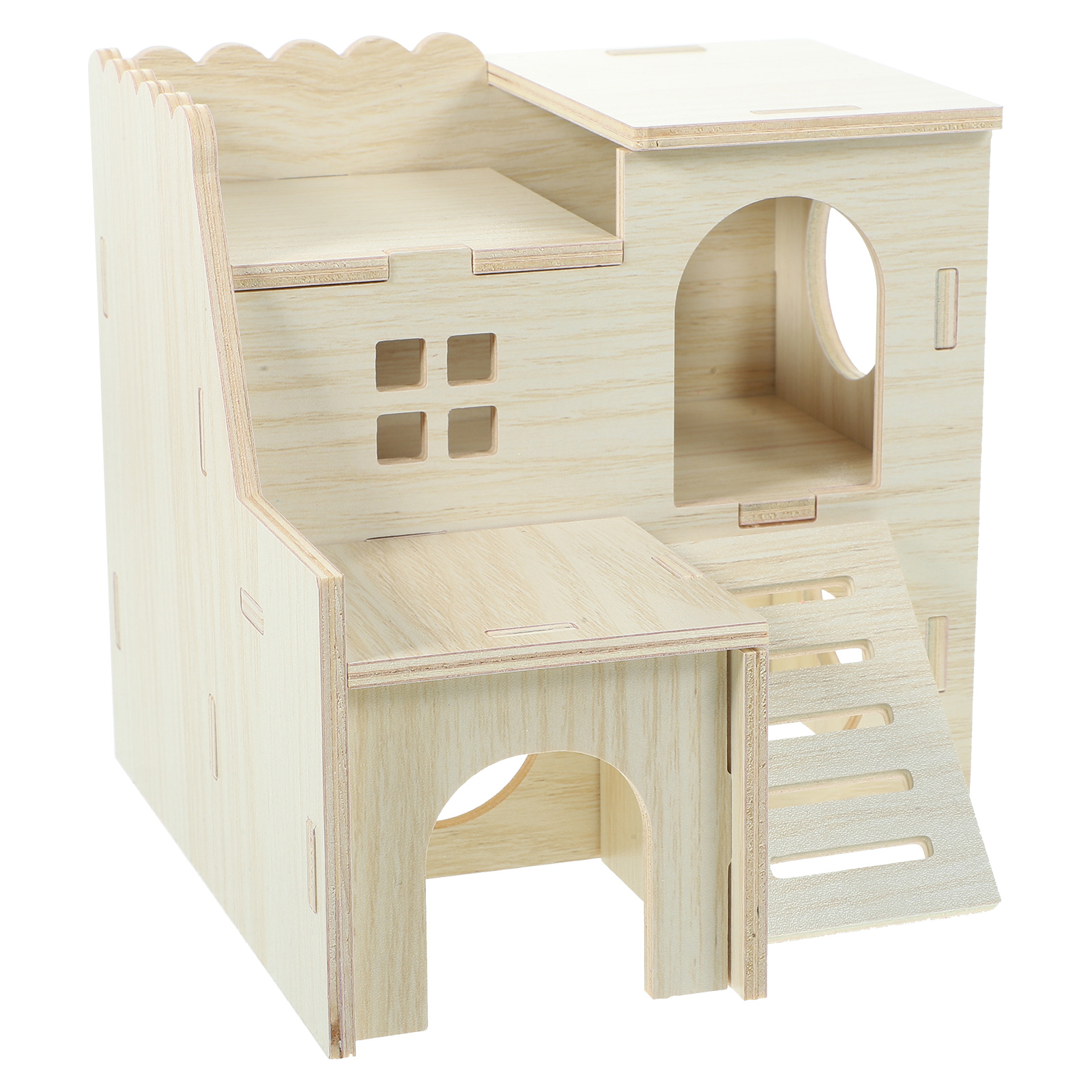 Maison délicate, grande cachette de lapin, Cages en bois, maisons et cachettes de cochon d'inde
