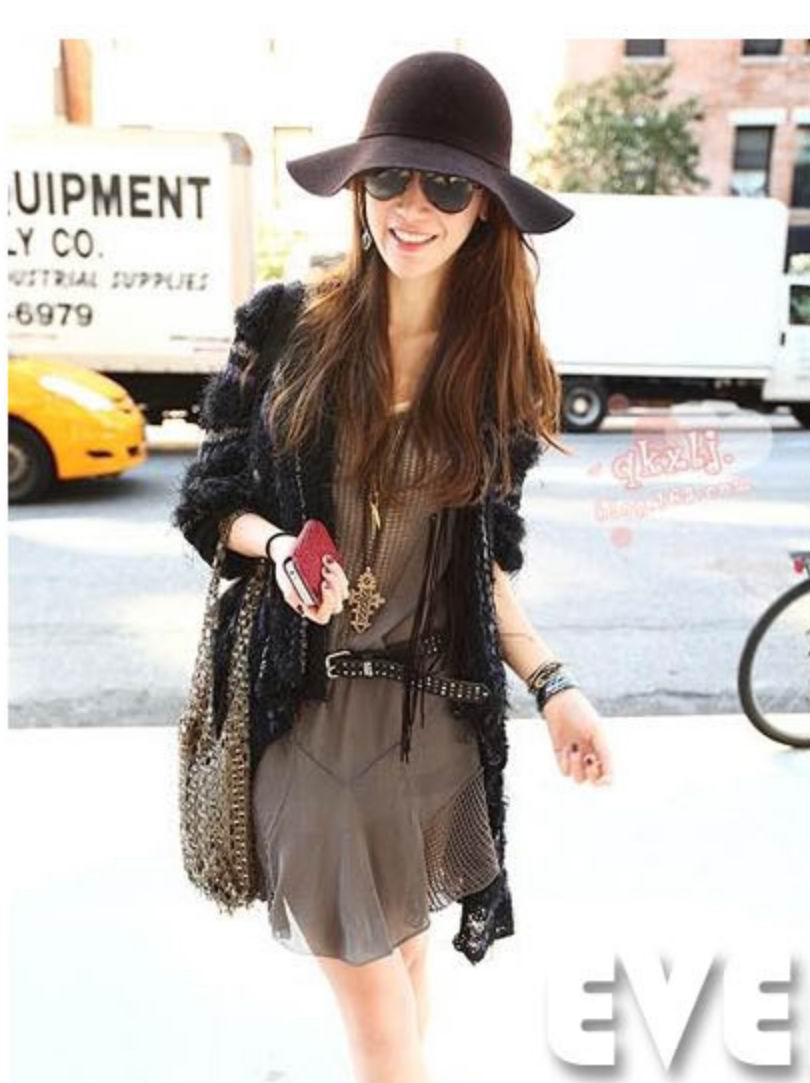 Girl Princess Sunhats England Style Woolen Formal Hat Mother And Daughter Solid Color Hats 3-8T E3301