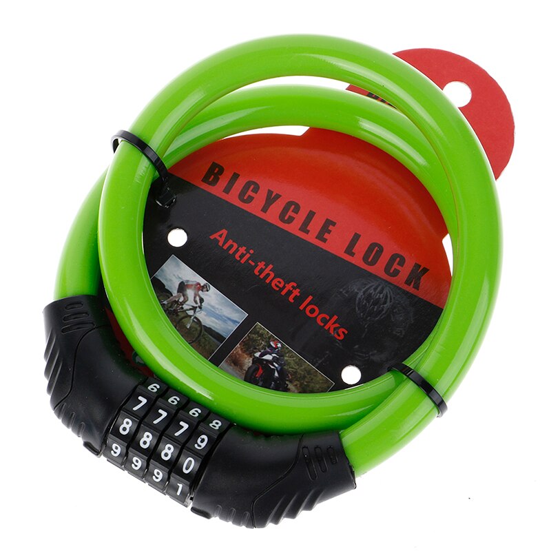 JINHF Bike Lock 4 Digit Code Combination Electric Bicycle Lock Bicycle motorcycle Security Lock Anti-theft Lock Password Lock: GN