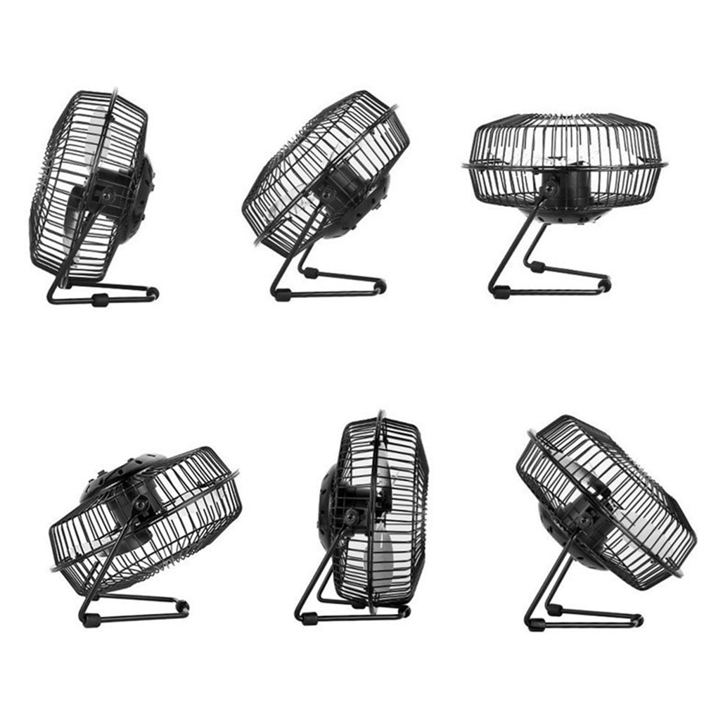 Praktische Oplaadbare Draagbare Luchtkoeling Batterij Aangedreven Multifunctionele Installeren Zomer Klimmen Travel Solar Fan